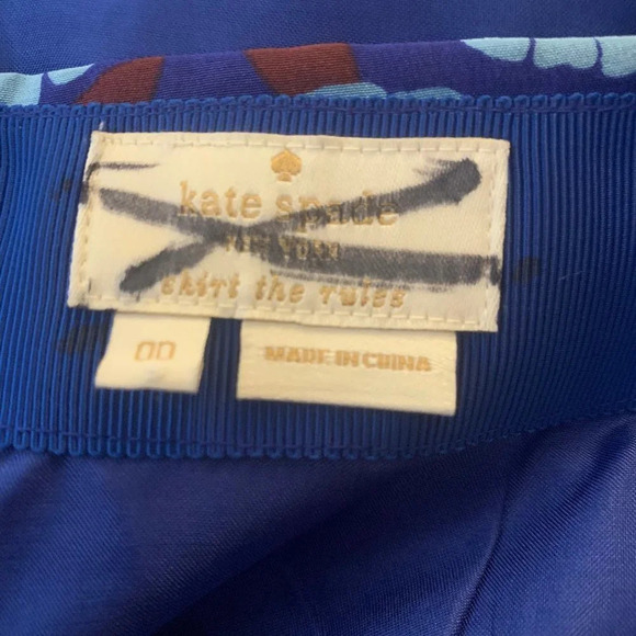 Kate Spade‎ Tangier Floral Double Layer Silk Skirt - Picture 8 of 10